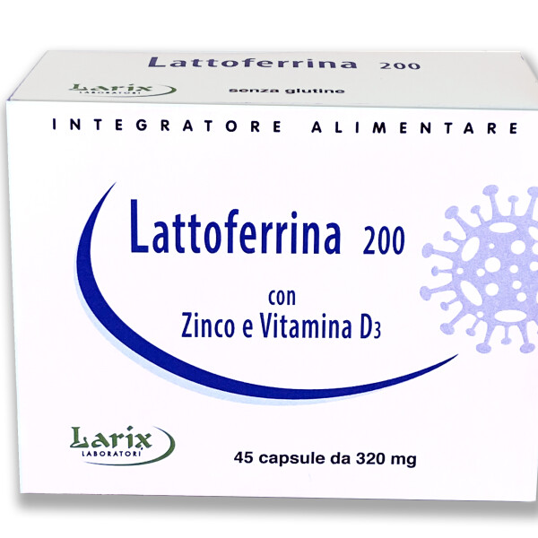 Larix Lattoferrina 200 con Zinco e Vitamina D3