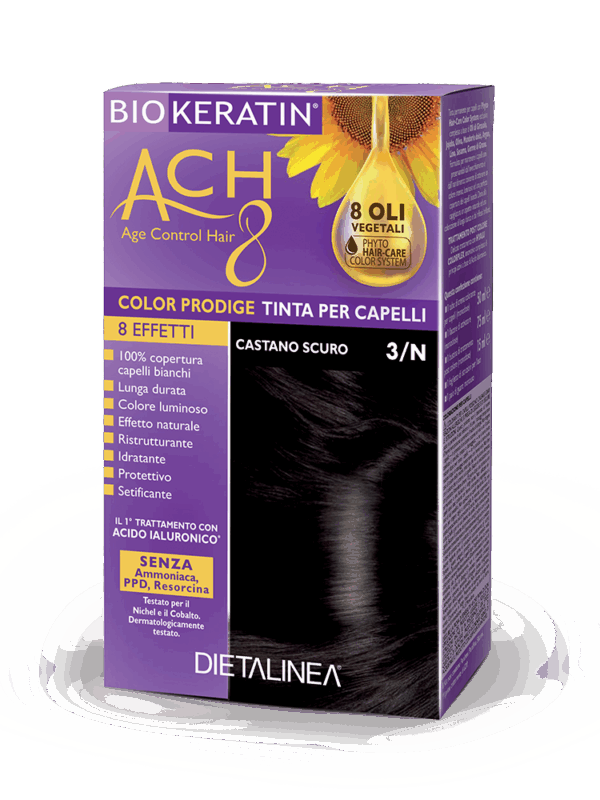 Biokeratin ACH8 Color Prodige 3N Castano Scuro