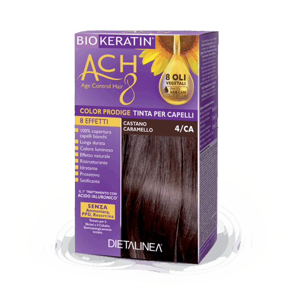 Biokeratin ACH8 Color Prodige 4CA Castano Caramello