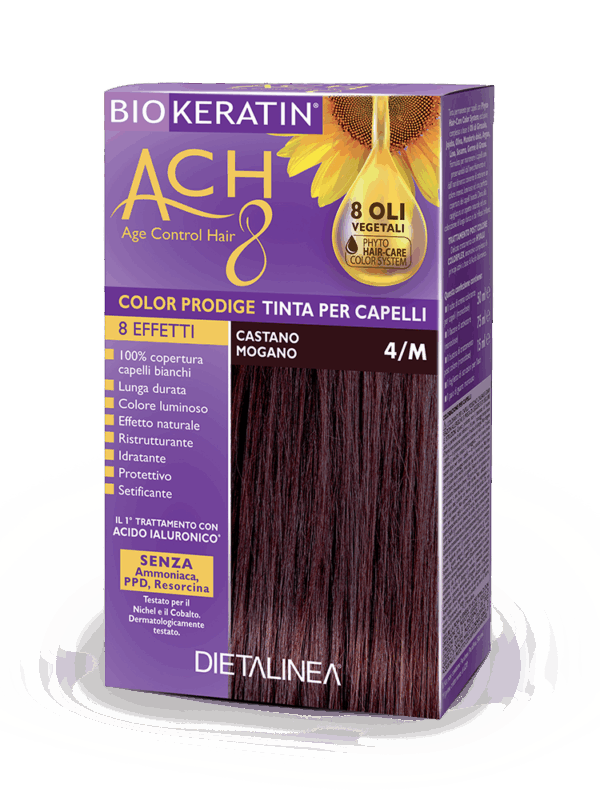 Biokeratin ACH8 Color Prodige 4M Castano Mogano
