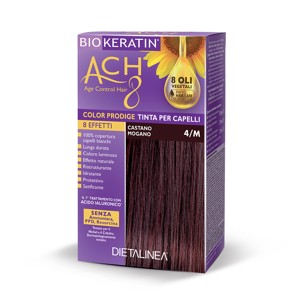 Biokeratin ACH8 Color Prodige 4M Castano Mogano