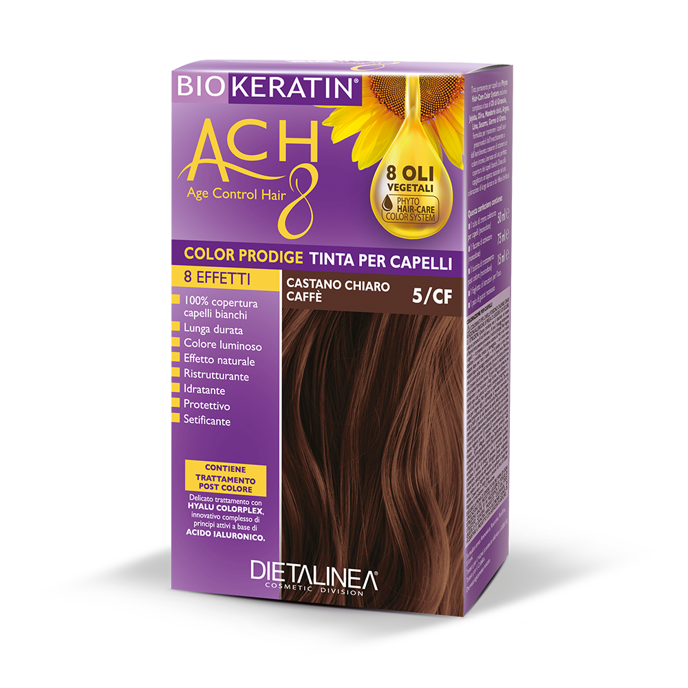 Biokeratin ACH8 Color Prodige 5CF Castano Chiaro Caffè