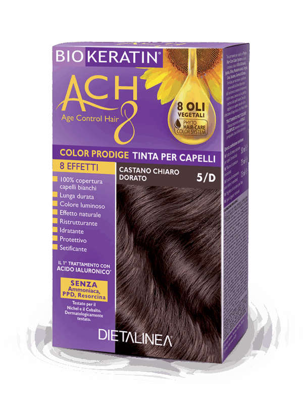 Biokeratin ACH8 Color Prodige 5D Castano Chiaro Dorato