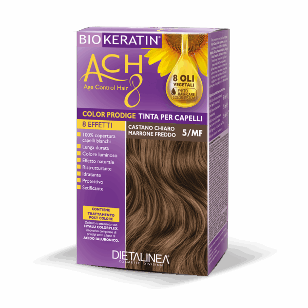 Biokeratin ACH8 Color Prodige 5MF Castano Chiaro Marrone Freddo
