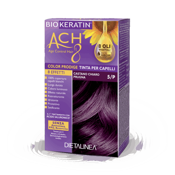 Biokeratin ACH8 Color Prodige 5P Castano Chiaro Prugna