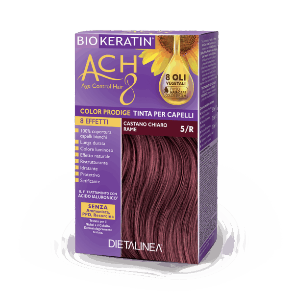 Biokeratin ACH8 Color Prodige 5R Castano Chiaro Rame