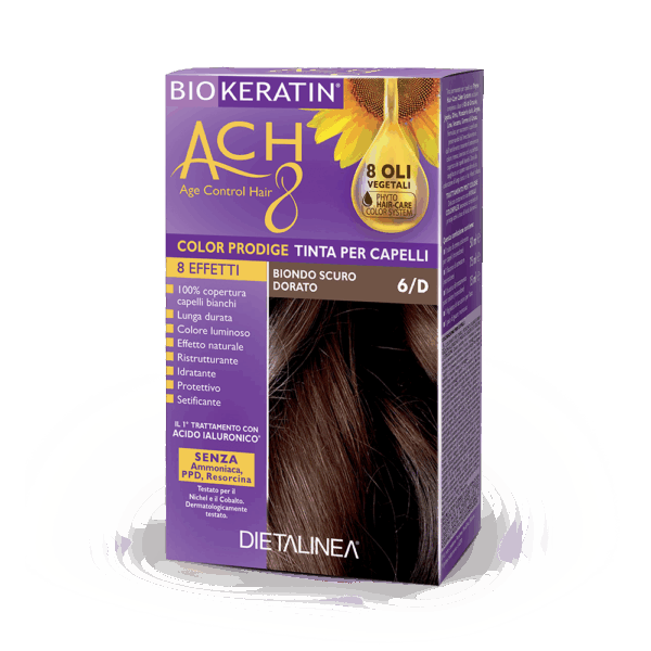 Biokeratin ACH8 Color Prodige 6D Biondo Scuro Dorato