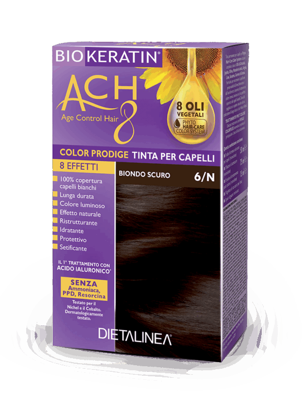 Biokeratin ACH8 Color Prodige 6N Biondo Scuro