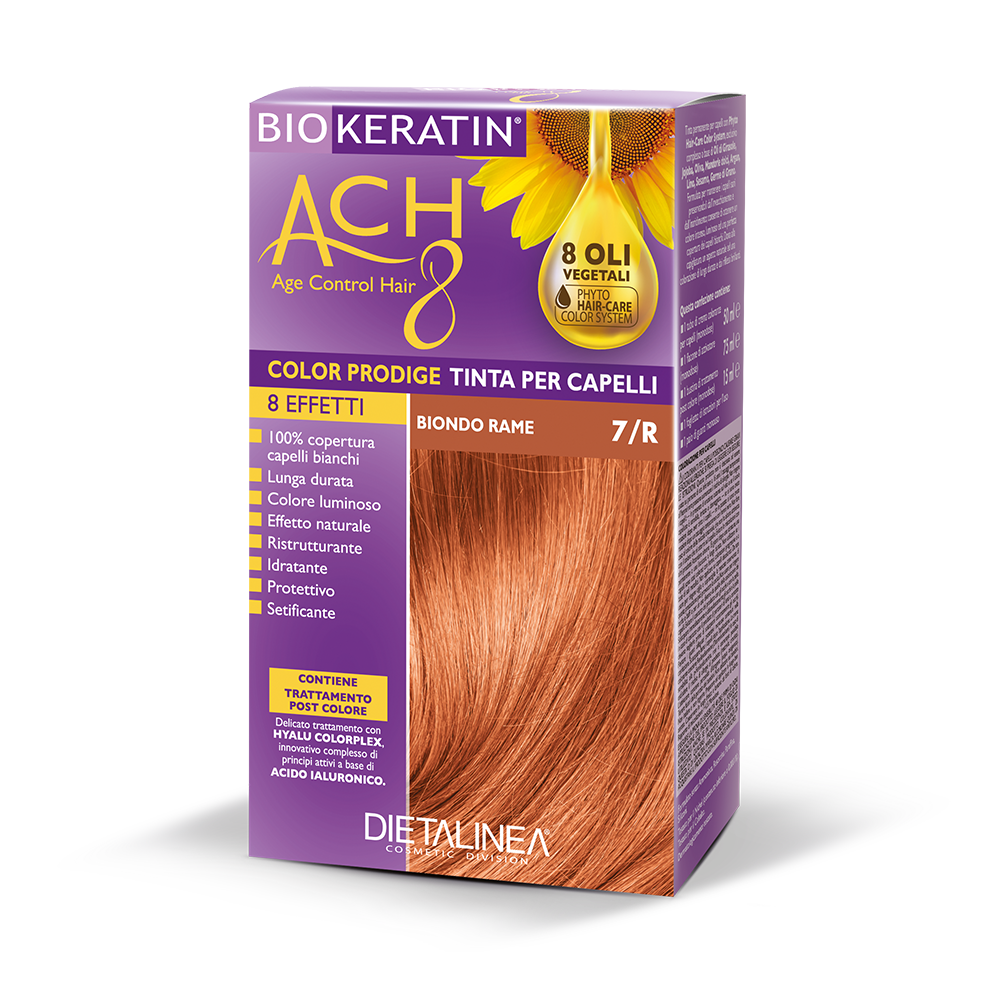 Biokeratin ACH8 Color Prodige 7R Biondo Rame