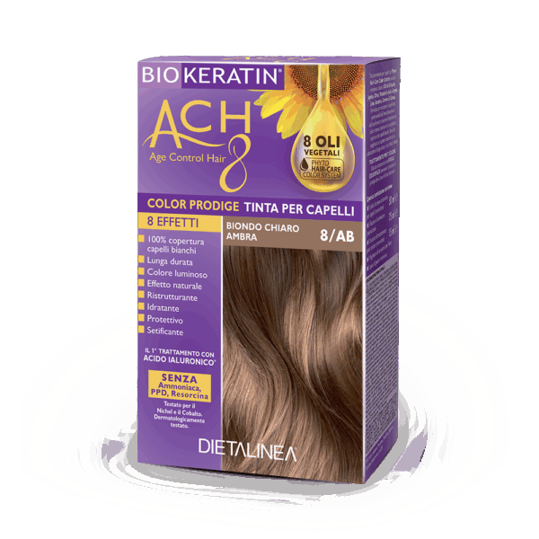 Biokeratin ACH8 Color Prodige 8AB Biondo Chiaro Ambra