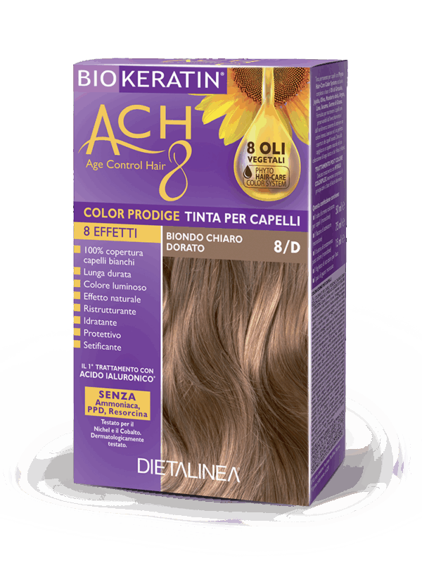 Biokeratin ACH8 Color Prodige 8D Biondo Chiaro Dorato