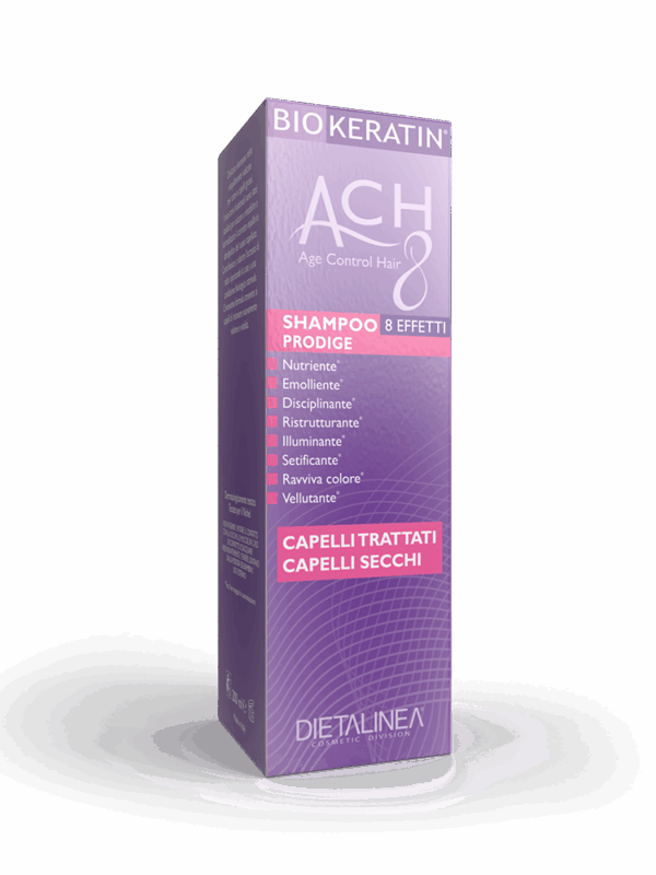 Biokeratin ACH8 Shampoo Capelli Secchi e Trattati