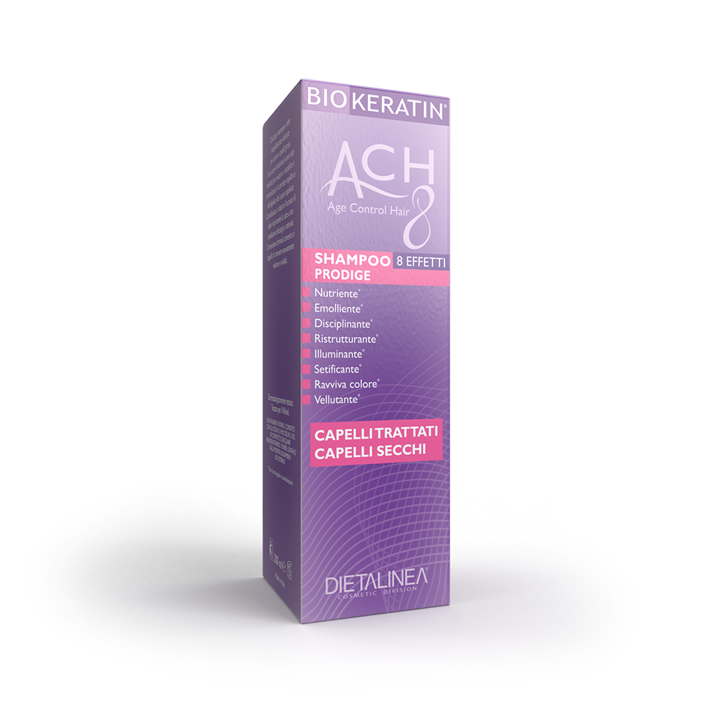Biokeratin ACH8 Shampoo Capelli Secchi e Trattati
