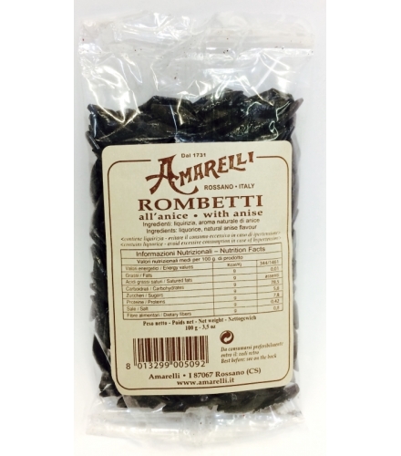 Amarelli Liquirizia Rombetti all’anice 100gr