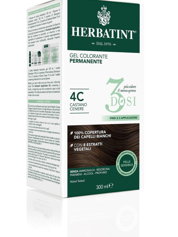 Herbatint 4C Castano Cenere 3 Dosi