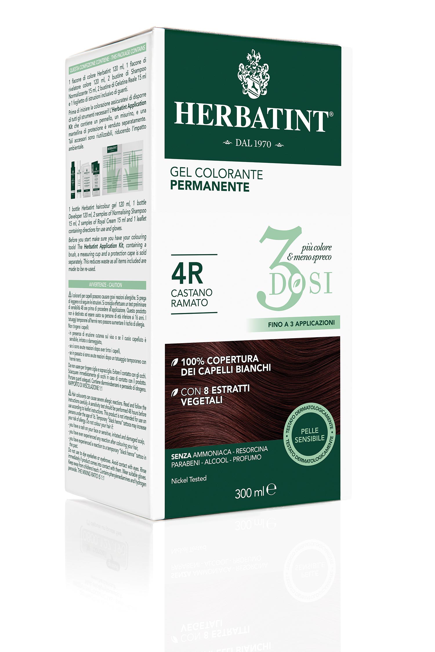 Herbatint 4R Castano Ramato 3 Dosi
