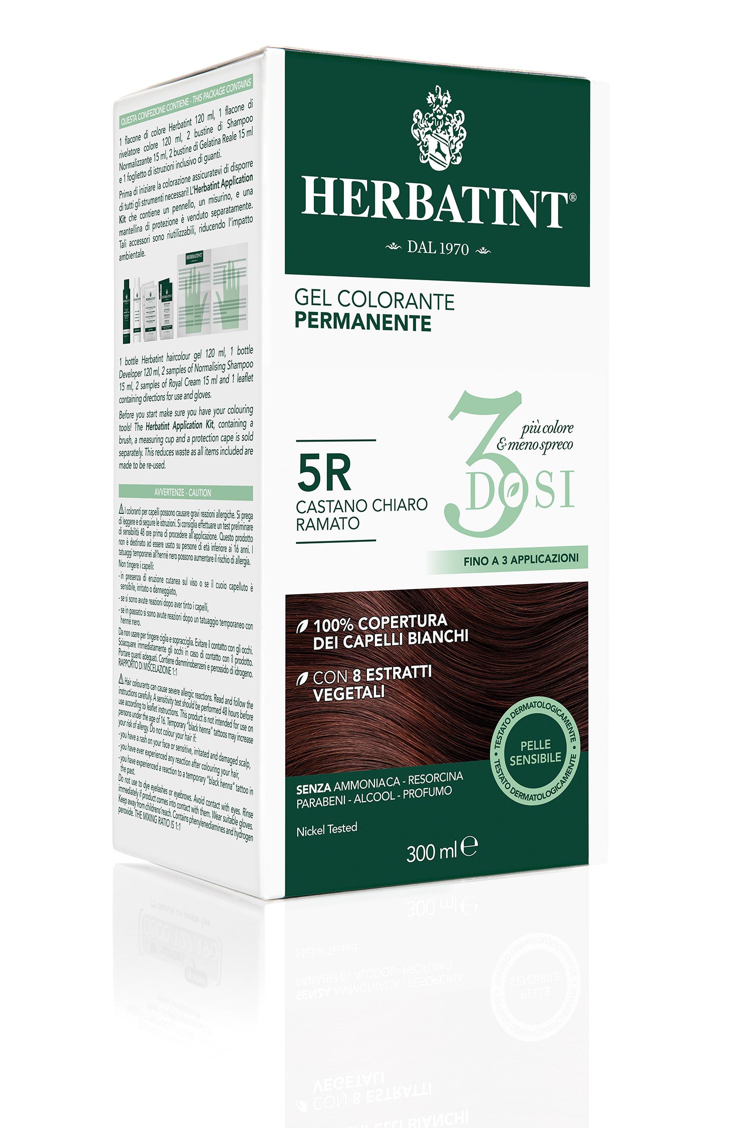 Herbatint 5R Castano Chiaro Ramato 3 Dosi
