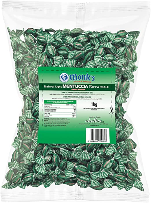 Monk’s Caramelle Mentuccia senza zucchero 1kg