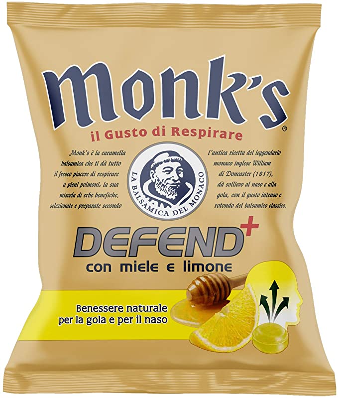 Monk’s Caramelle Defend Miele e Limone 1kg