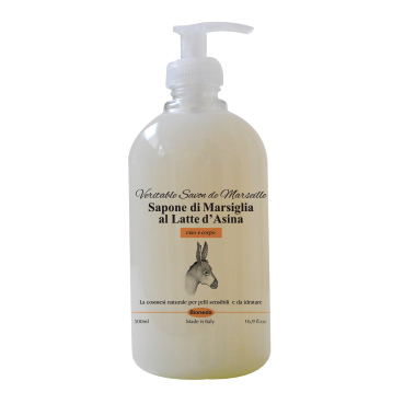 Sapone di marsiglia al latte d’asina 500ml