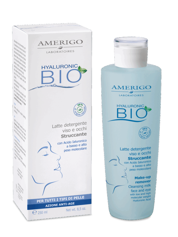 Amerigo Hyaluronic bio Latte Detergente struccante 250ml