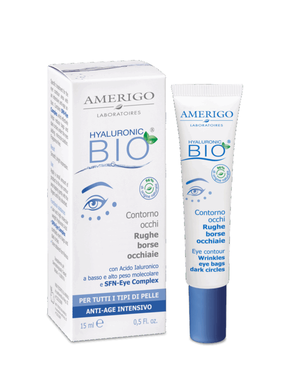 Amerigo Hyaluronic bio Contorno Occhi Rughe Borse e Occhiaie 15ml